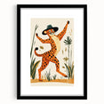 Children's Room Decor - Dancing Cheetah Playroom Wall Art