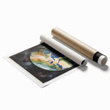Earth Kids Educational Wall Art - Space and Geography Learning Poster