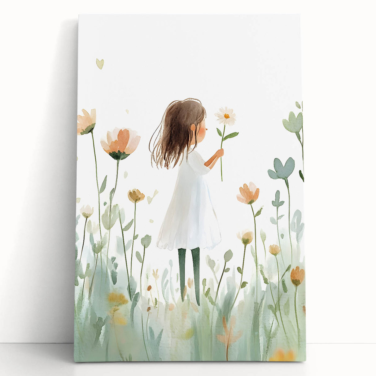Floral Dream Girl Nursery Wall Art – Kids Room & Baby Decor