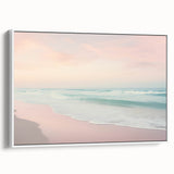 Extra large vintage poster art on canvas, featuring vibrant colorful artwork against a black background.