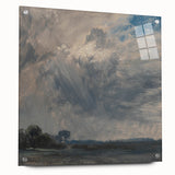 Classic Romantic Paintings - Cloudy Sky Study Canvas Art