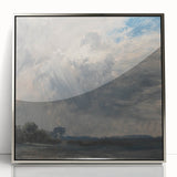 Classic Romantic Paintings - Cloudy Sky Study Canvas Art
