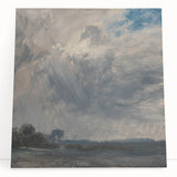 Classic Romantic Paintings - Cloudy Sky Study Canvas Art