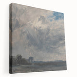 Classic Romantic Paintings - Cloudy Sky Study Canvas Art