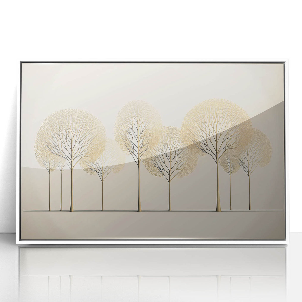 Framed acrylic wall art featuring an abstract floral design in vibrant colors, set against a white background, perfect for modern home decor.