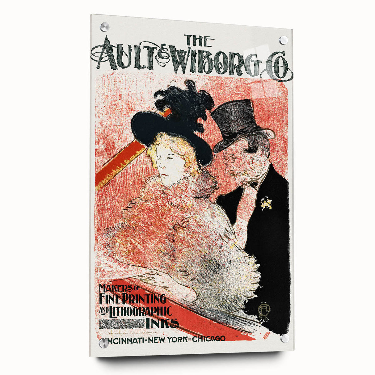 Vintage Wall Art - Elegant Concert Scene Advertisement - Art Print