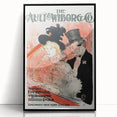 Vintage Wall Art - Elegant Concert Scene Advertisement - Art Print