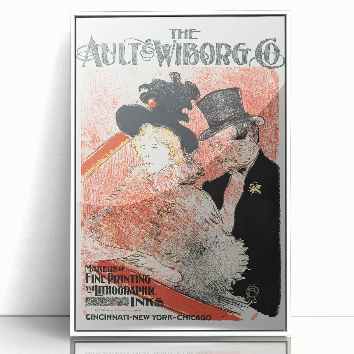 Vintage Wall Art - Elegant Concert Scene Advertisement - Art Print