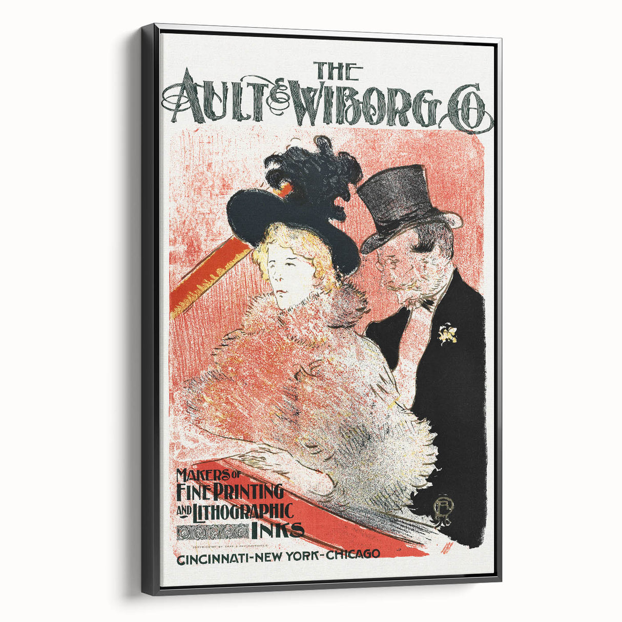 Vintage Wall Art - Elegant Concert Scene Advertisement - Art Print