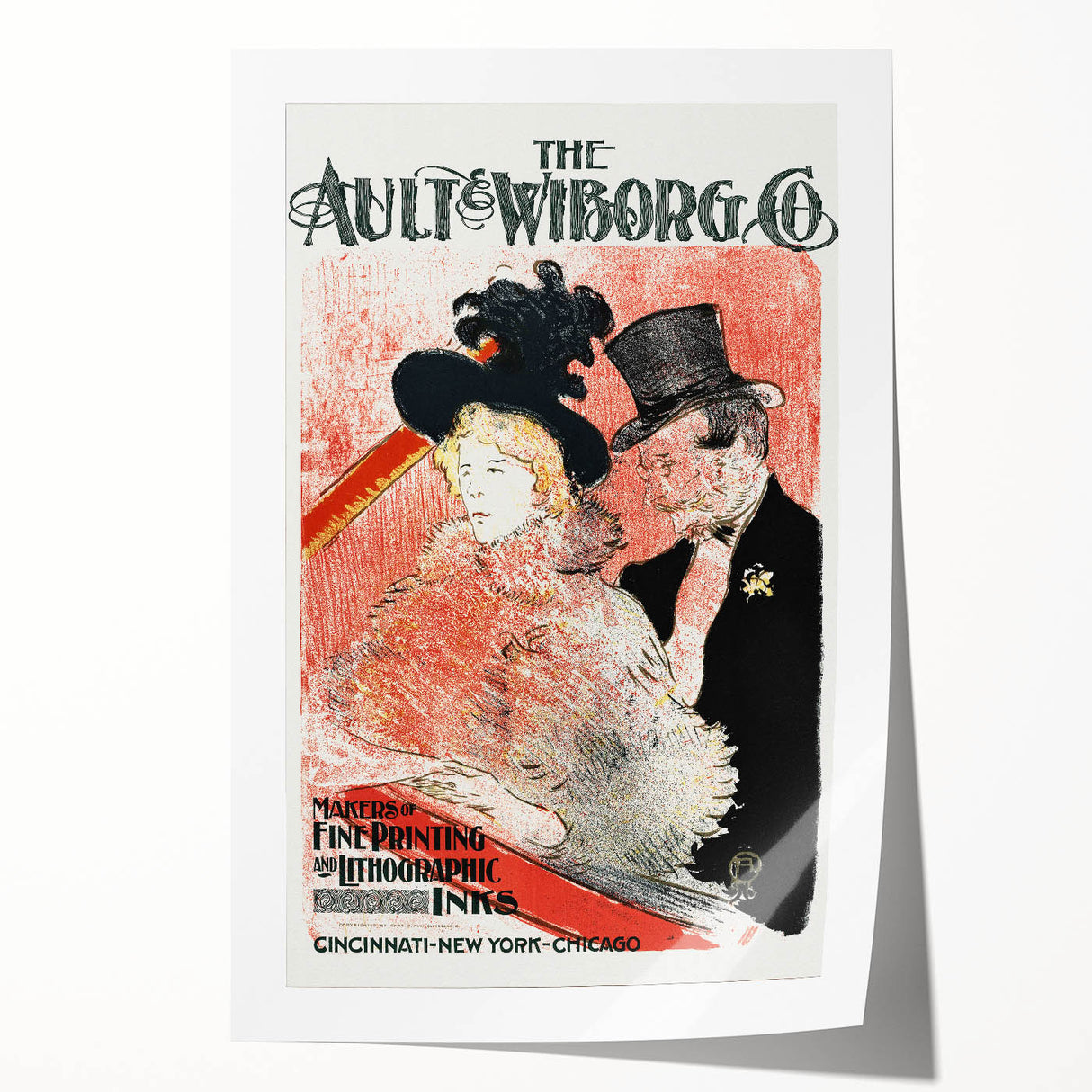 Vintage Wall Art - Elegant Concert Scene Advertisement - Art Print