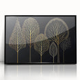 Framed abstract floral wall art in a sleek black frame, showcasing vibrant colors and intricate patterns, perfect for enhancing modern home decor.