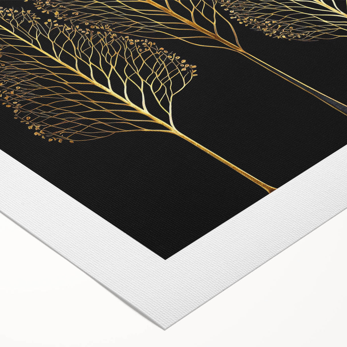 Abstract floral wall art on rolled canvas showcasing vibrant colors and intricate patterns, perfect for modern home decor. Packaged securely for delivery.