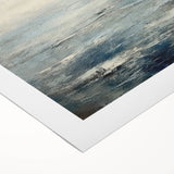 Abstract landscape wall art on rolled canvas showcasing vibrant colors and organic shapes, ideal for modern home decor. Perfect for adding a contemporary touch to any room.