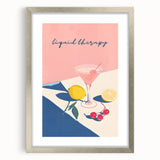 Textured abstract art print in muted beige and white, framed in silver, ideal for bedroom ambiance.