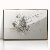 Abstract Monochrome Art - Modern Wall Decor in Black and White