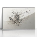 Abstract Monochrome Art - Modern Wall Decor in Black and White