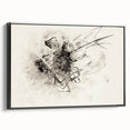 Abstract Monochrome Art - Modern Wall Decor in Black and White