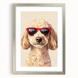 Cool Poodle Dog Nursery Wall Art – Kids Room & Baby Decor