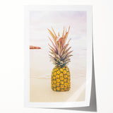 Extra large rolled canvas featuring a vibrant floral design in summer hues, ideal for art wall dining room.