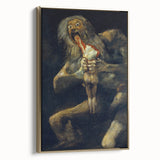 Famous Romantic Era Art - Goya's Saturn Devouring His Son Canvas Art