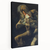 Famous Romantic Era Art - Goya's Saturn Devouring His Son Canvas Art
