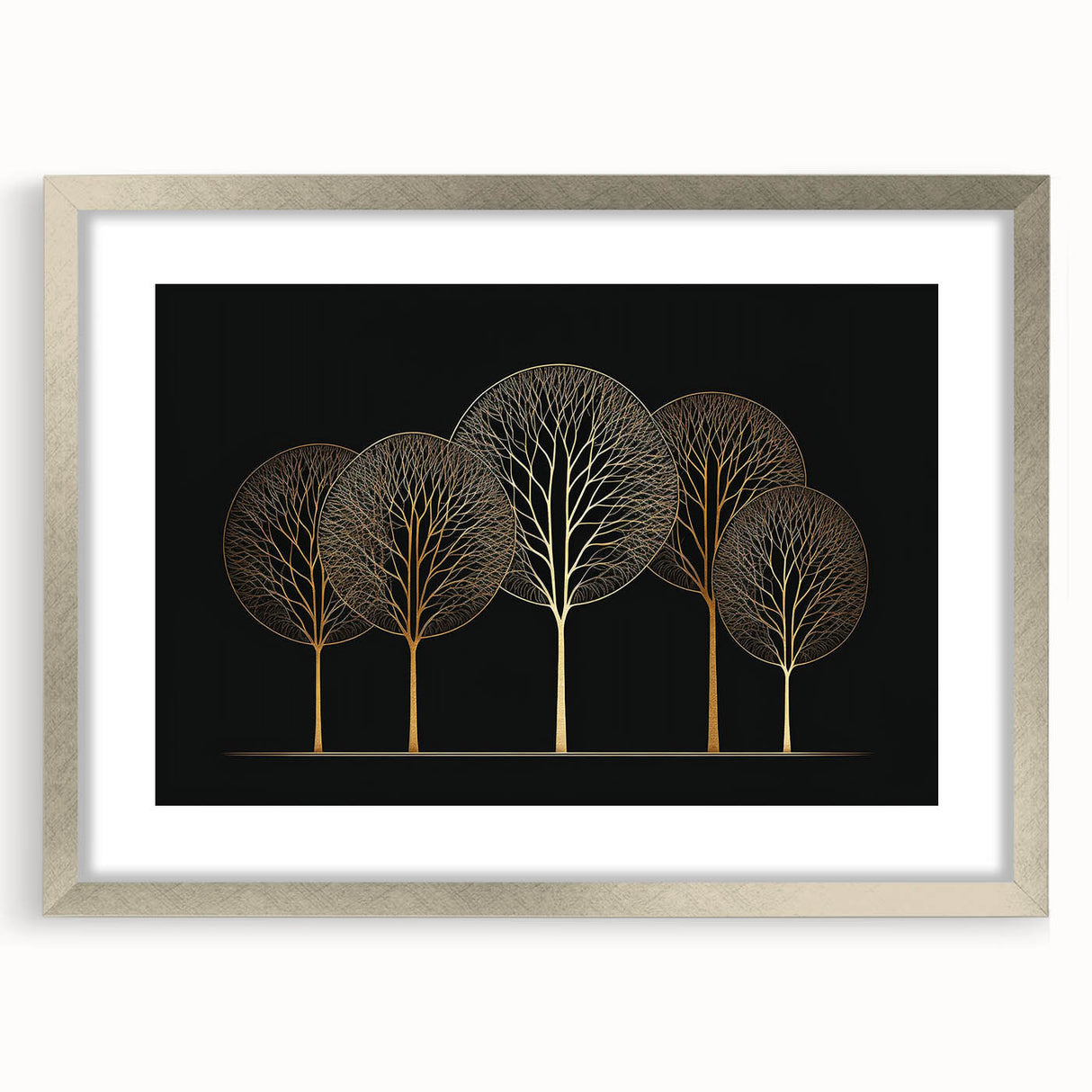 Abstract floral wall art framed in silver, featuring vibrant colors and intricate designs, ideal for modern home decor, adding elegance to any room.