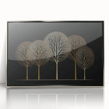 Framed abstract floral wall art in silver acrylic, showcasing vibrant colors and intricate designs, perfect for modern home decor or office settings.