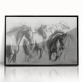 Framed acrylic wall art featuring a vibrant animal design on a black background, showcasing intricate details and bold colors, perfect for modern decor.