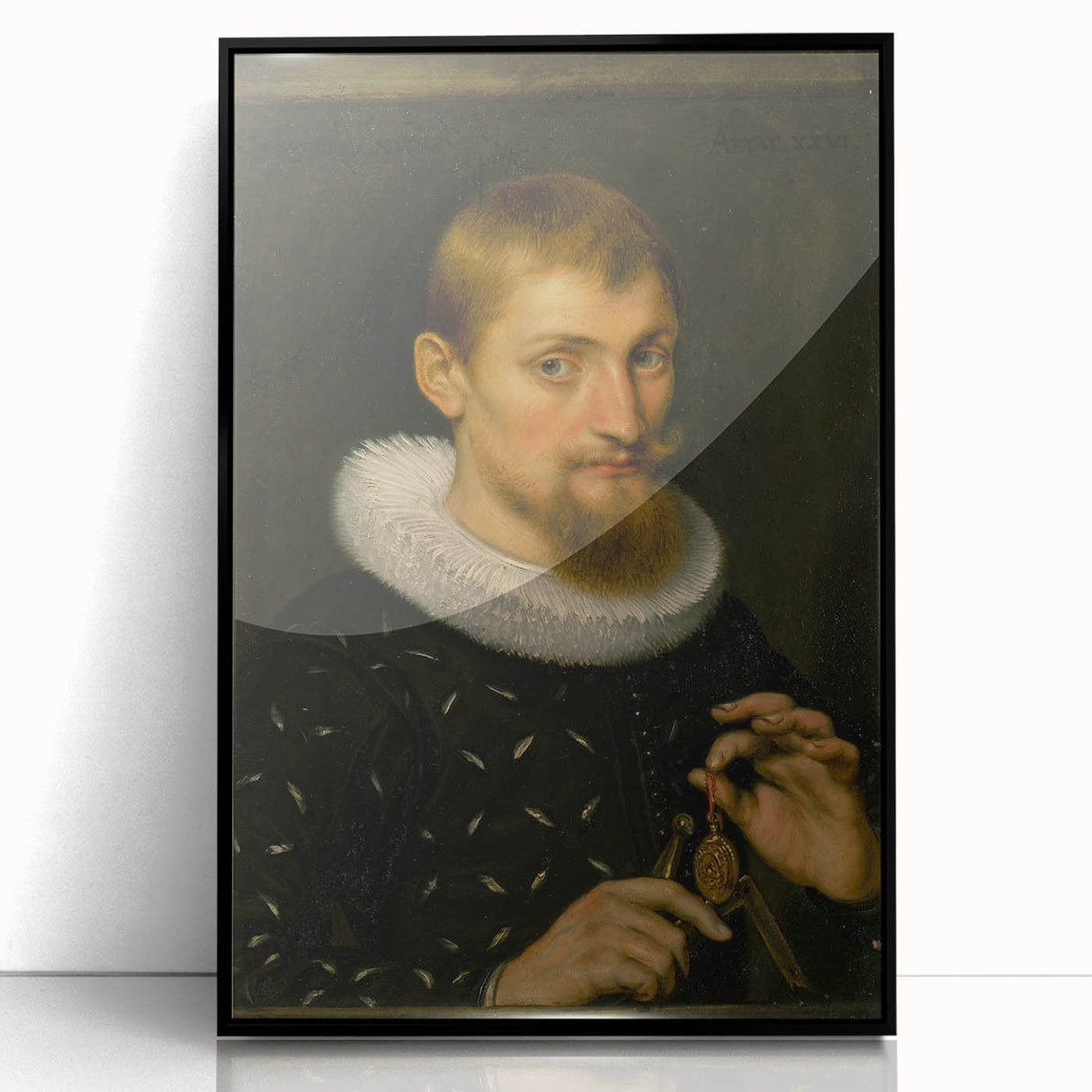 Baroque Portrait of a Gentleman - Antique Art Print for Historical Decor