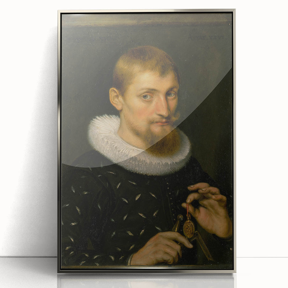 Baroque Portrait of a Gentleman - Antique Art Print for Historical Decor