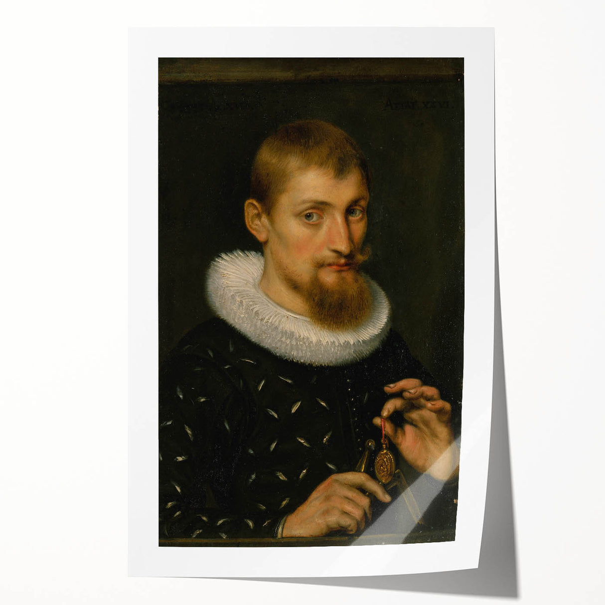 Baroque Portrait of a Gentleman - Antique Art Print for Historical Decor