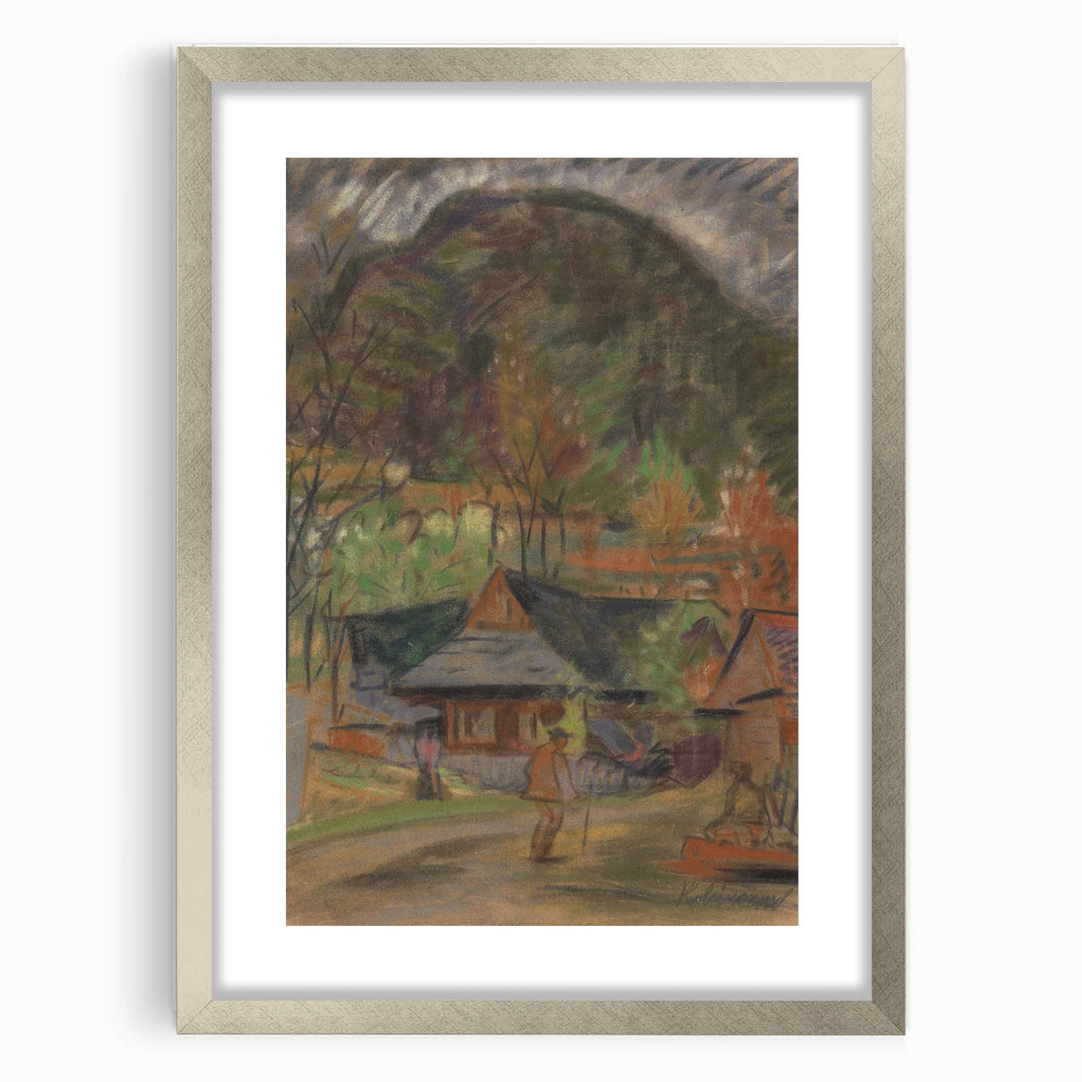 Expressionism Wall Art - In a Village by Arnold Peter Weisz
