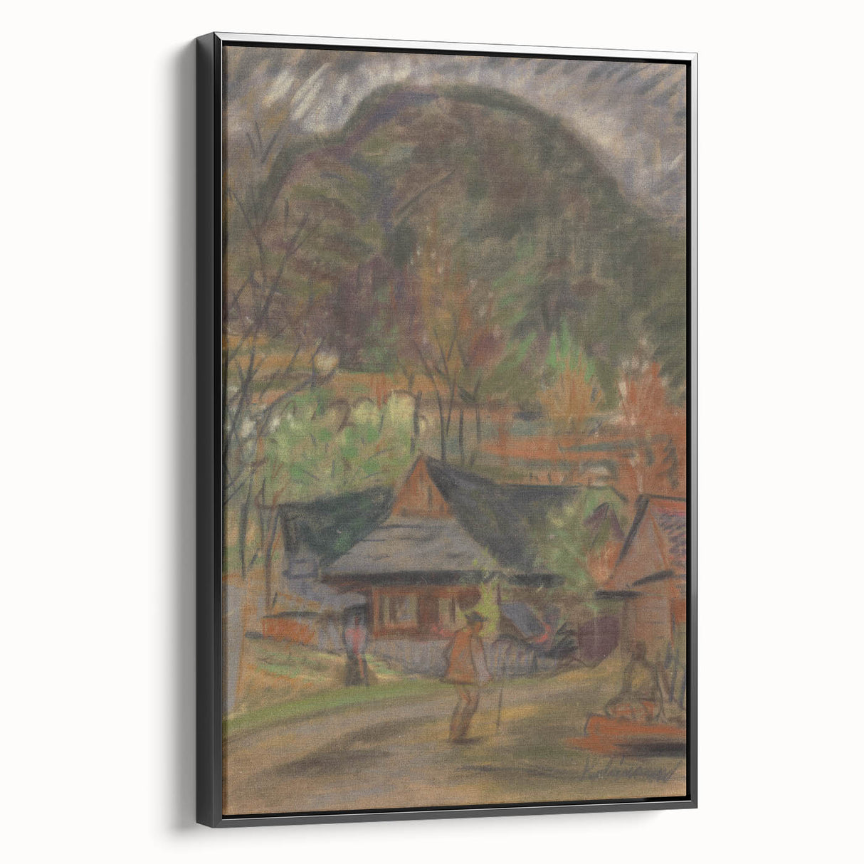 Expressionism Wall Art - In a Village by Arnold Peter Weisz