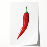Rolled canvas print of assorted fruits in vibrant colors, ideal for art wall dining room or classy bathroom decor.