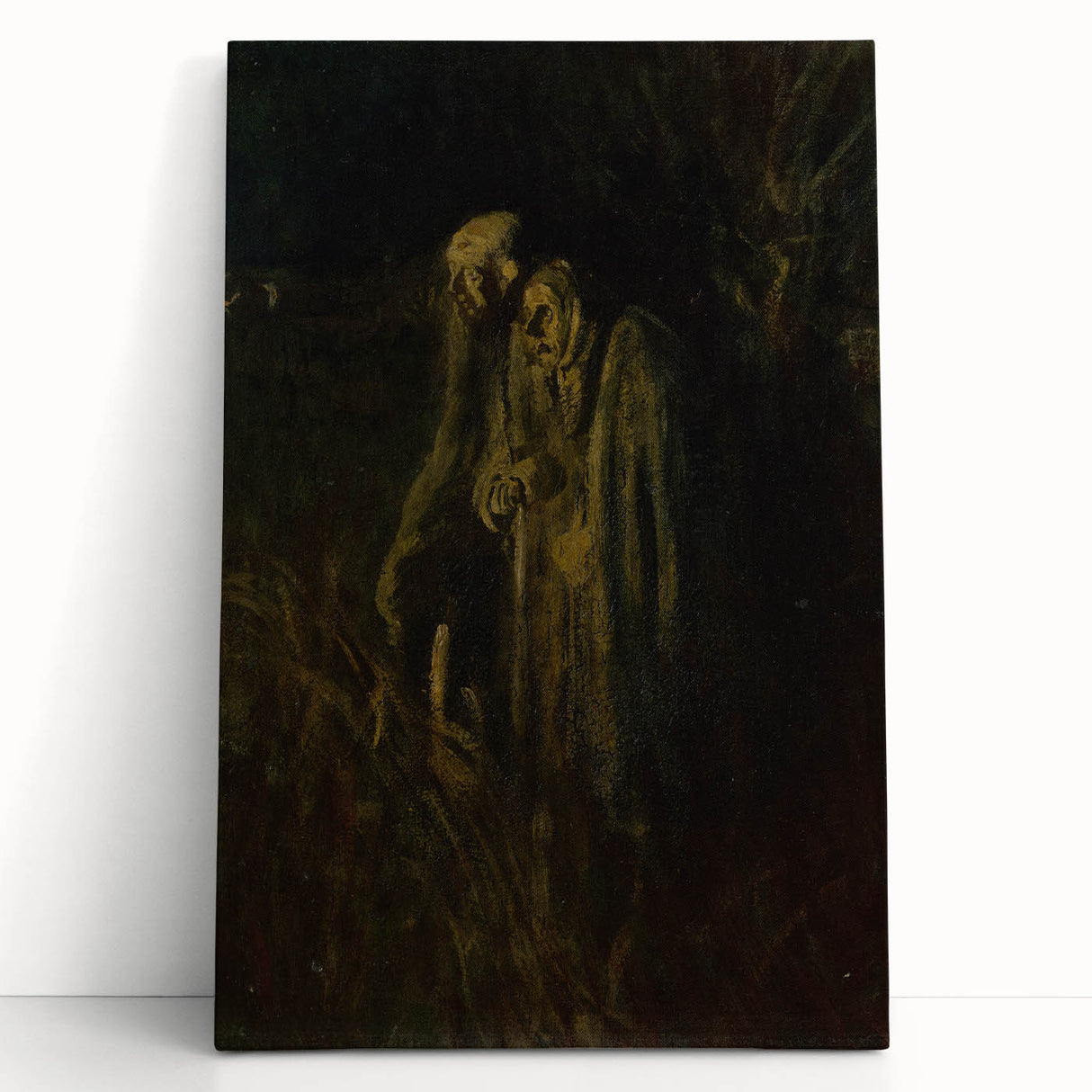 Impressionism Wall Art - Dark Life Reflections - Somber Classic Art Print