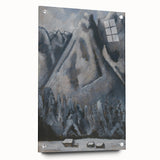 Modern Wall Art - Dramatic Waxenstein Peaks Landscape - Mountain Art Print