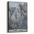 Modern Wall Art - Dramatic Waxenstein Peaks Landscape - Mountain Art Print