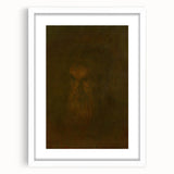 Head Study of an Old Man Art Print - Ladislav Mednyánszky Realism Portrait