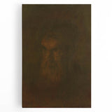 Head Study of an Old Man Art Print - Ladislav Mednyánszky Realism Portrait