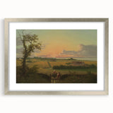 Classic Romantic Paintings - Danish Landscape with Stone Canvas Art