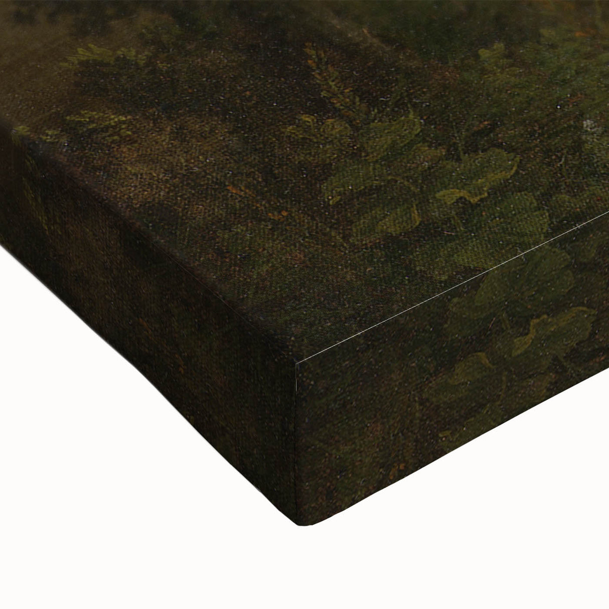 Classic Romantic Paintings - Danish Landscape with Stone Canvas Art