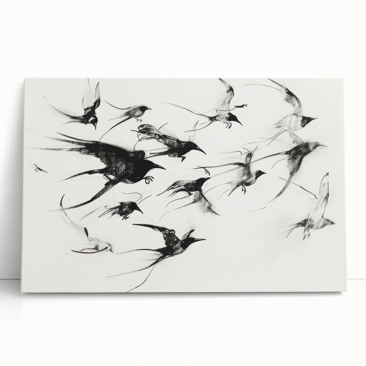 Stretched canvas artwork featuring a vibrant animal design, showcasing intricate details and bold colors, perfect for modern home decor and art enthusiasts.