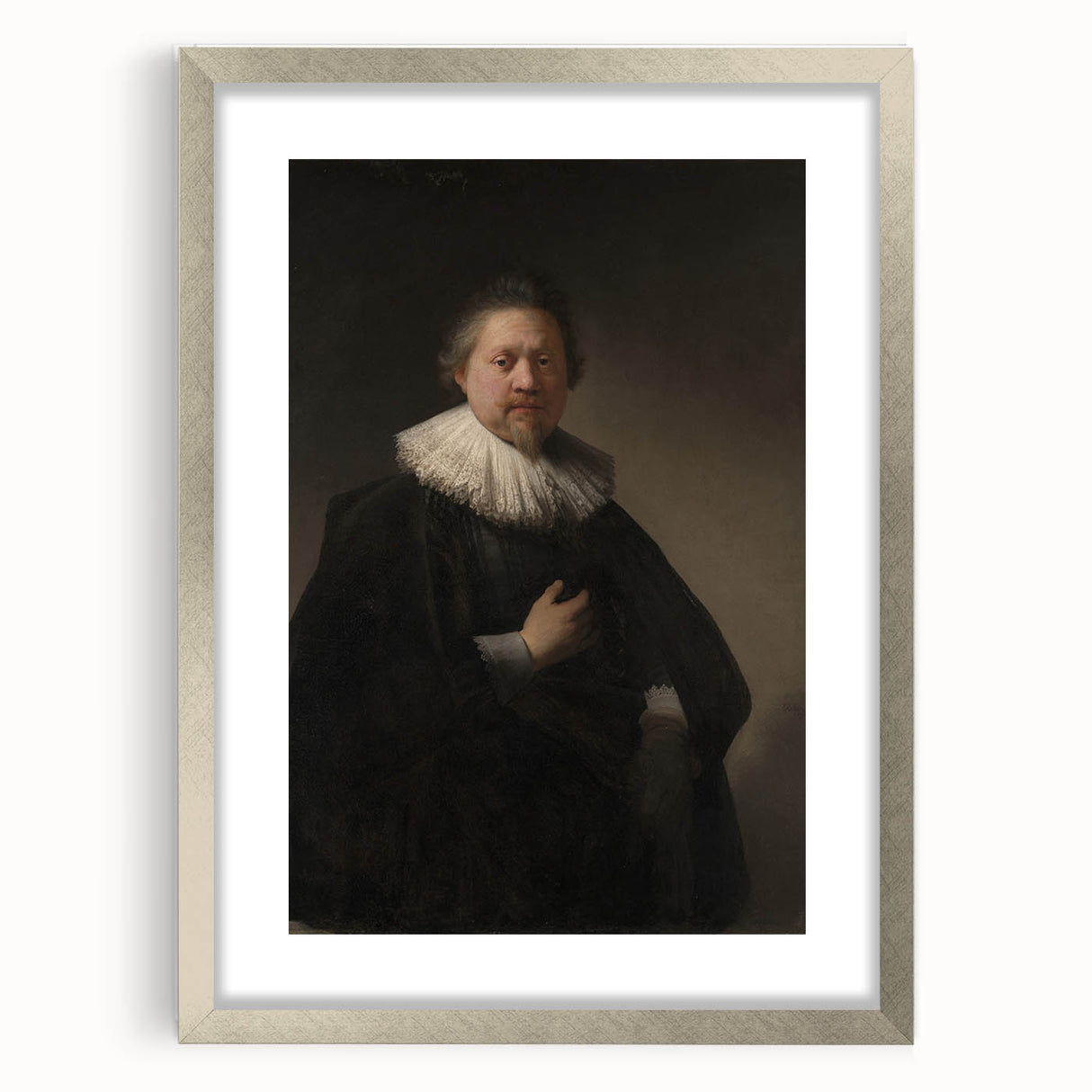 Baroque Nobleman Portrait - Antique Art Print for Classic Home Decor