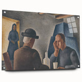 In an Inn Painting | Expressionism by Mikuláš Galanda