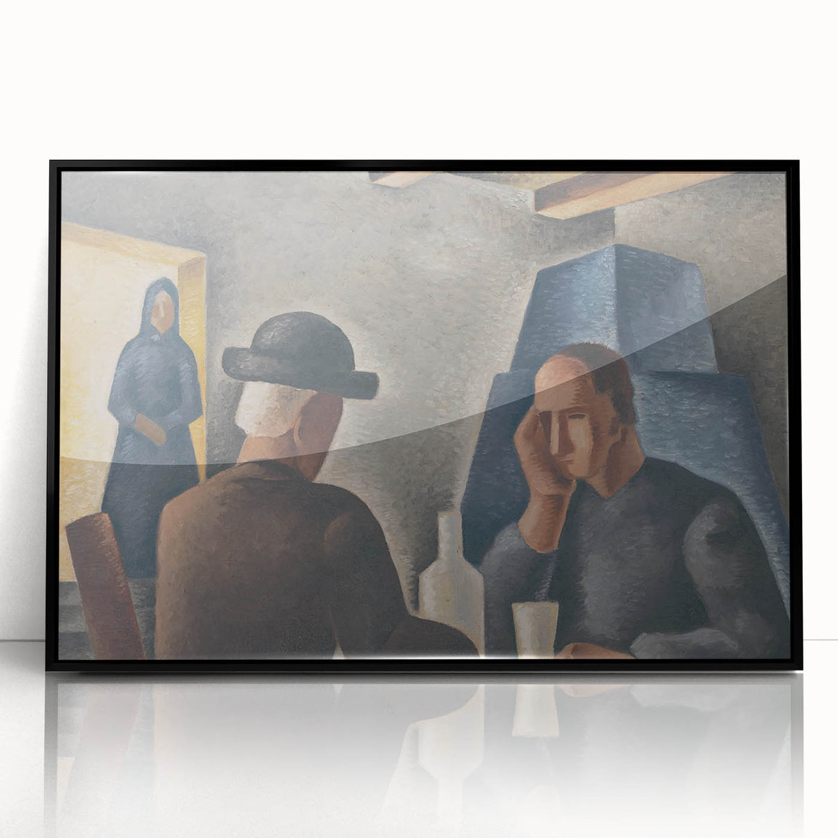 In an Inn Painting | Expressionism by Mikuláš Galanda