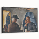 In an Inn Painting | Expressionism by Mikuláš Galanda