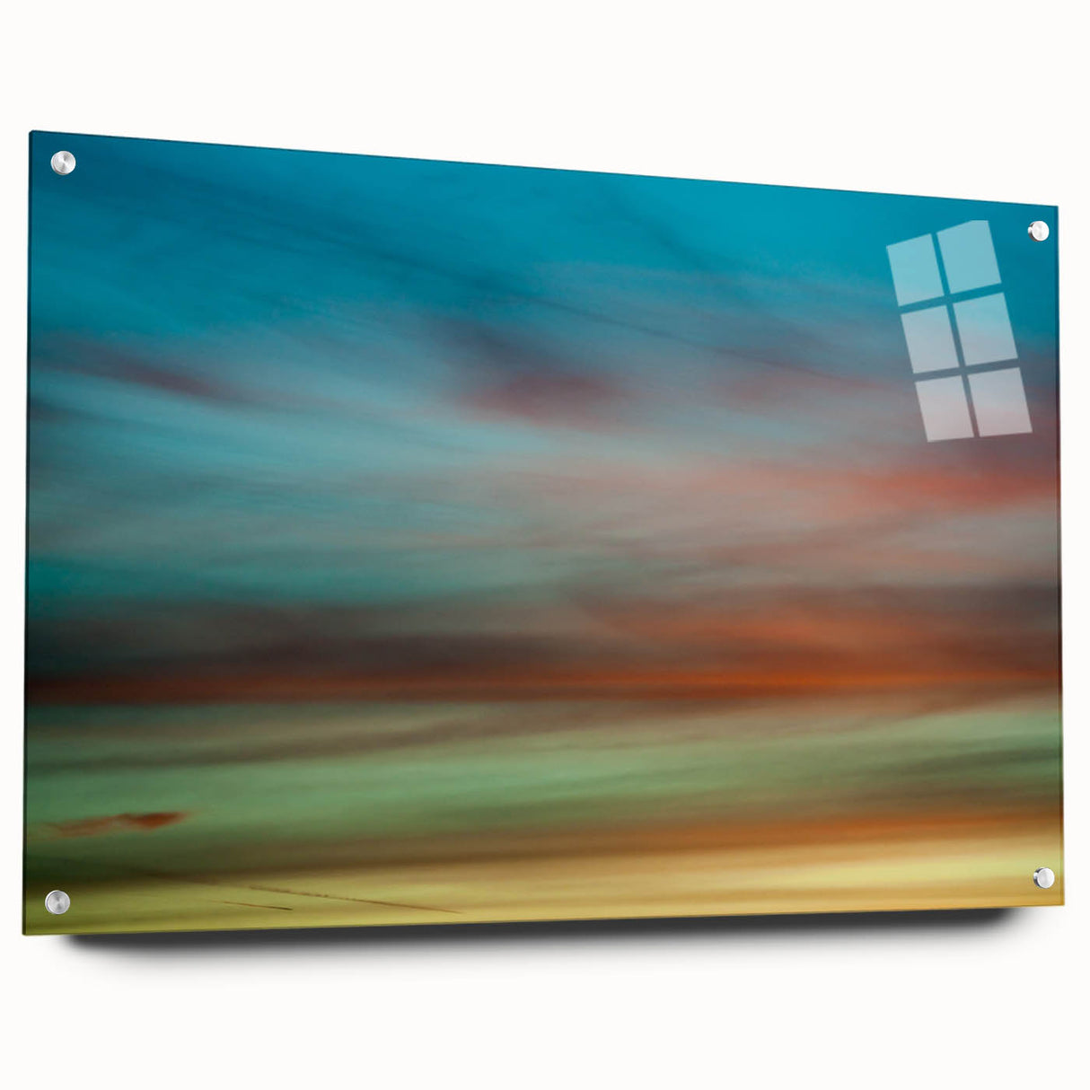 Dreamy Horizon Abstract Wall Art – Colorful Sky Motion Photography
