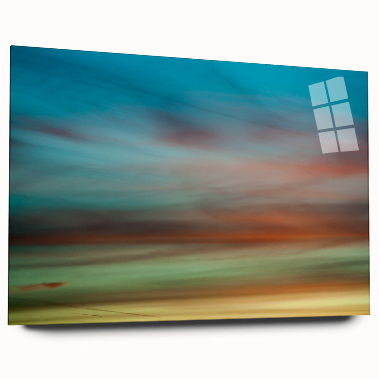 Dreamy Horizon Abstract Wall Art – Colorful Sky Motion Photography