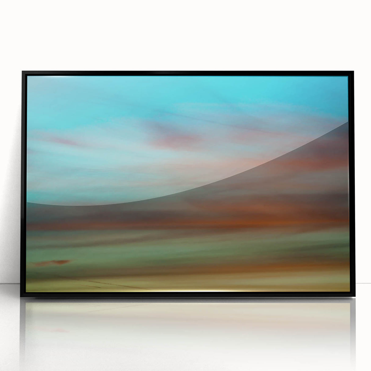 Dreamy Horizon Abstract Wall Art – Colorful Sky Motion Photography