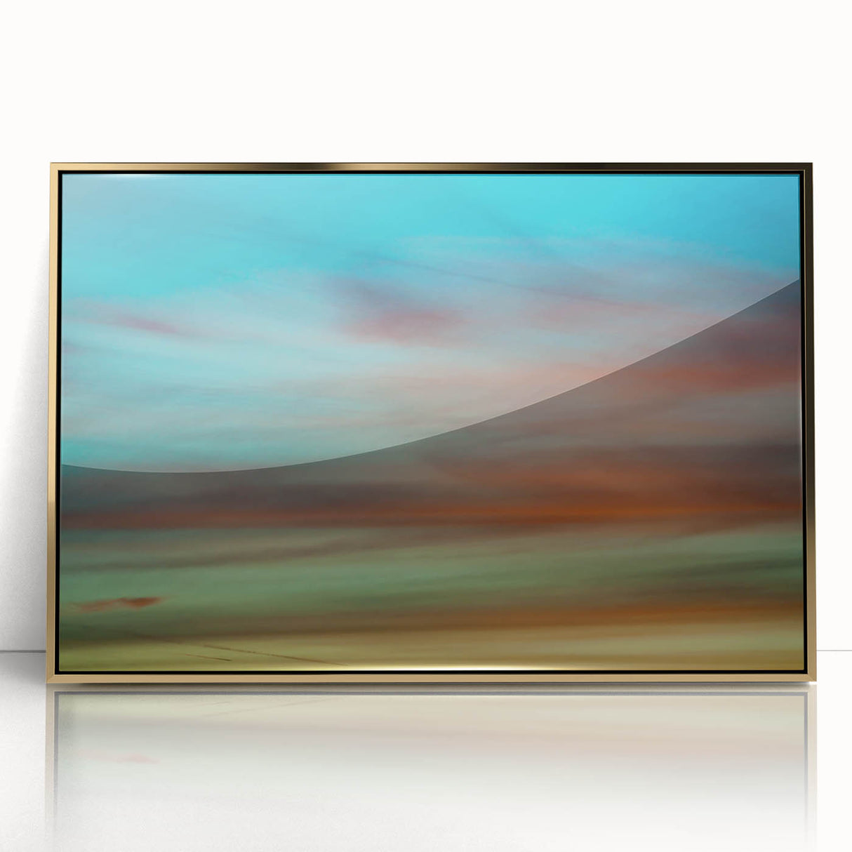 Dreamy Horizon Abstract Wall Art – Colorful Sky Motion Photography